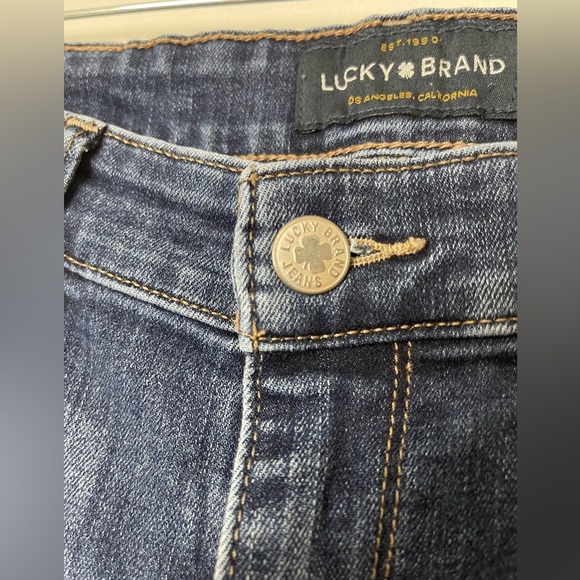 Lucky Brand AVA Skinny Raw Hem Distressed Jeans Women’s Size 4 - Picture 7 of 14